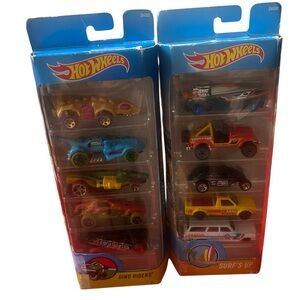 Hot Wheels Dino and Surf Adventure Car Set new
